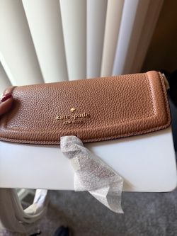 New Kate Spade New York Tan Leather Purse