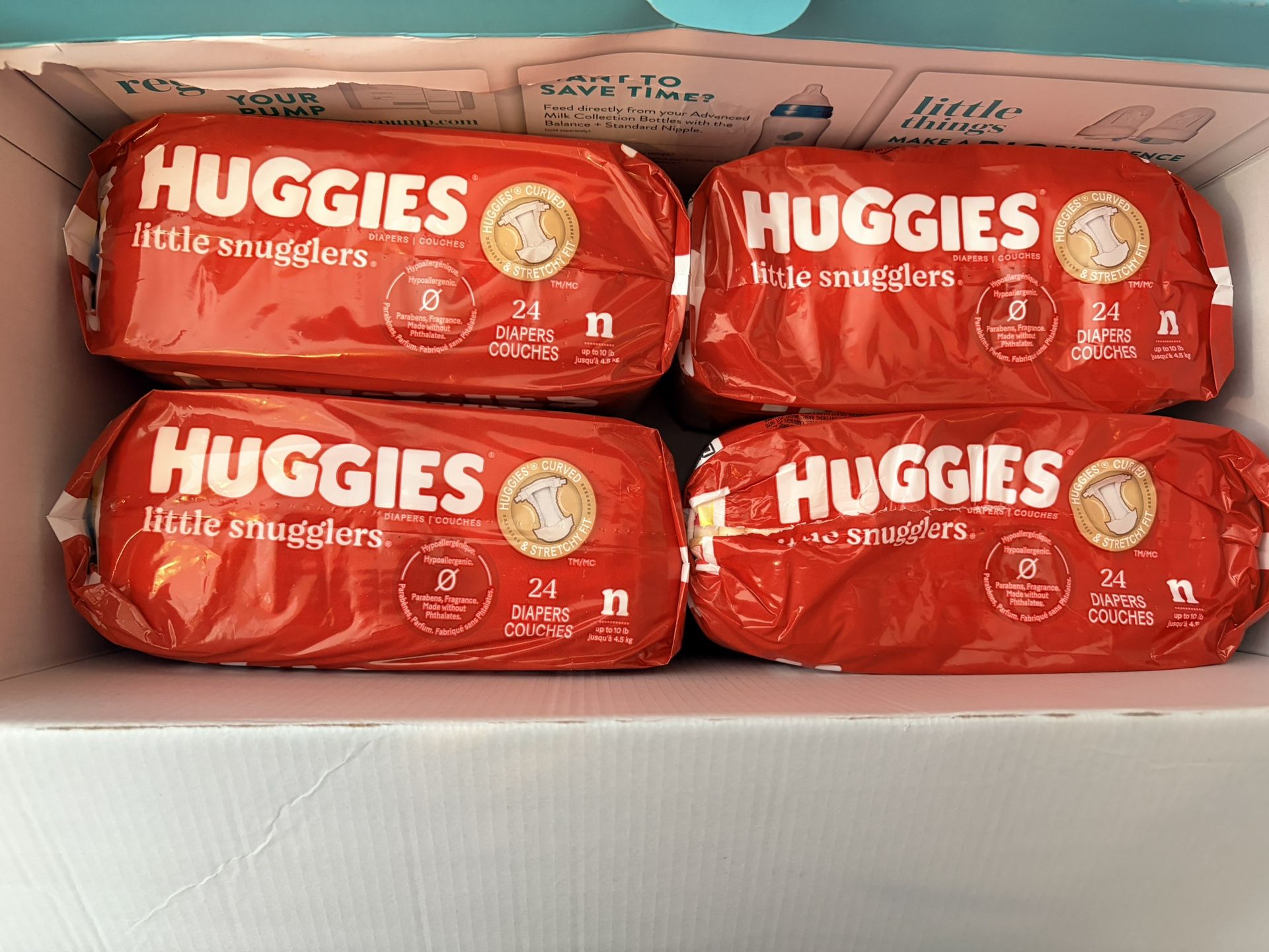 Newborn Huggies Diapers (96 Count) $25