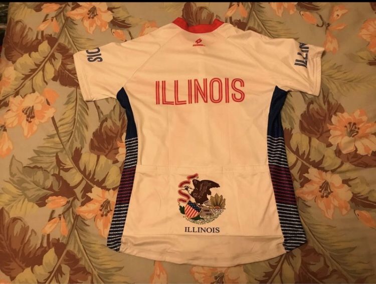 Women’s Illinois Cycling Jersey - 2XL