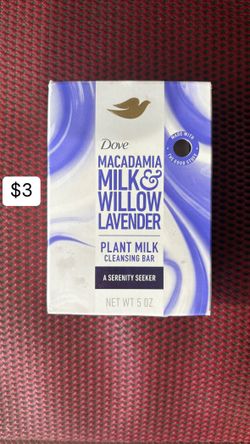 Dove Beauty Plant Based Bar Soap - Macadamia Milk & Willow Lavender - 5oz