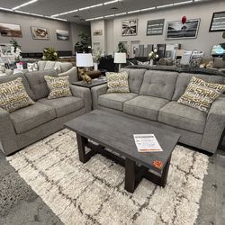 2 PC SOFA AND LOVESEAT