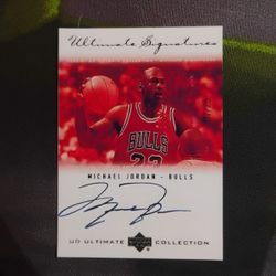 Michael Jordan Autographed Basketball Card Lot