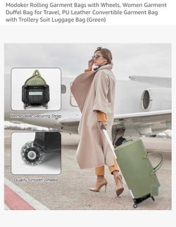 Suitcase/ luggage leather …new