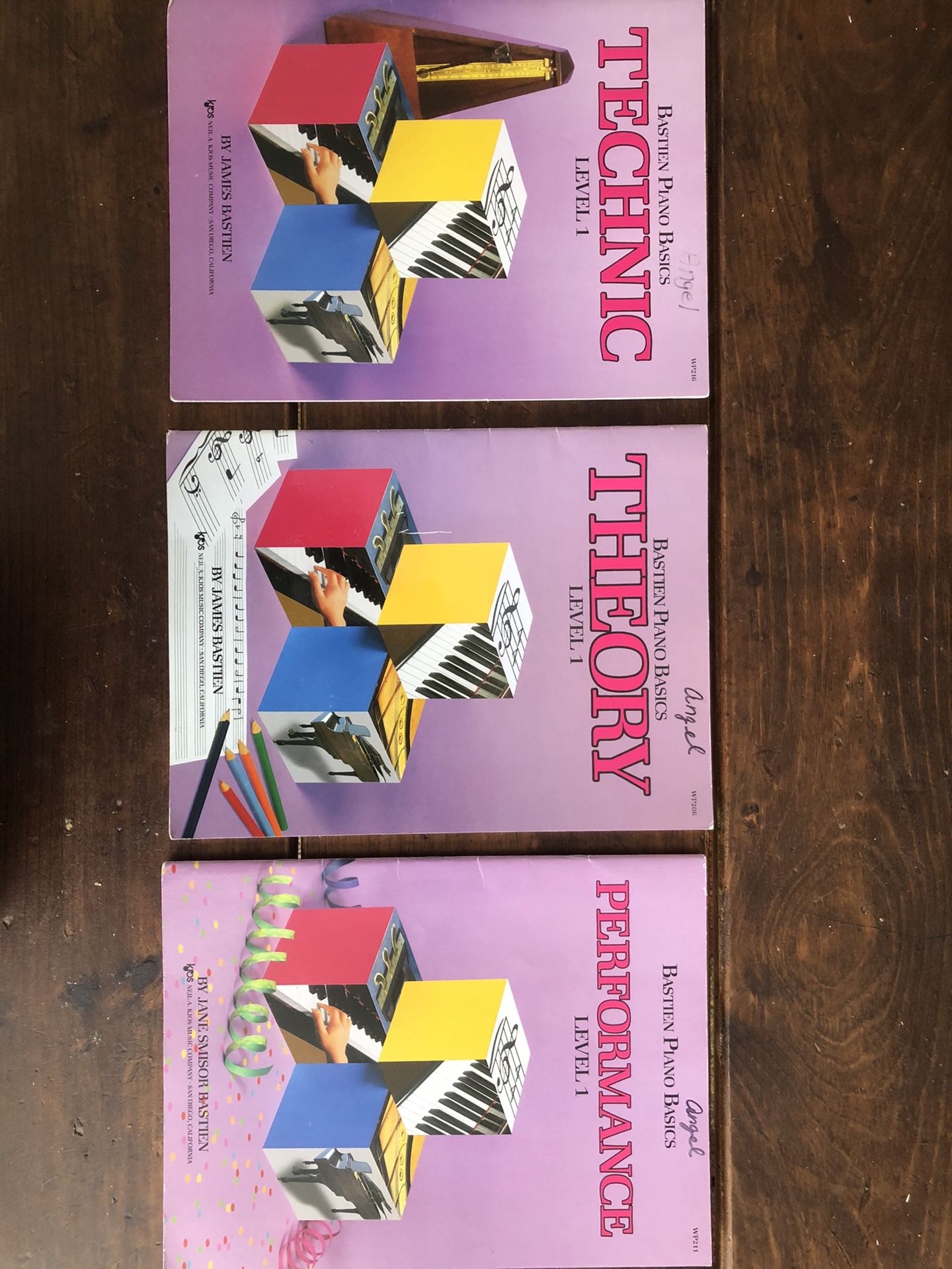 Bastien Piano Basics (3 books)