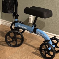 Knee scooter mobility walker for left or right side, lower leg injury. Brand new item.