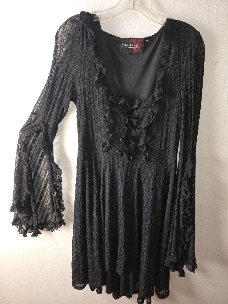 Kill Star Black Lace Dress