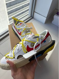 Nike Off-White Blazer Low University Red Size 11.5