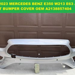 21-22 Mercedes Benz E350 E63 Front Bumper Cover AMG OEM 