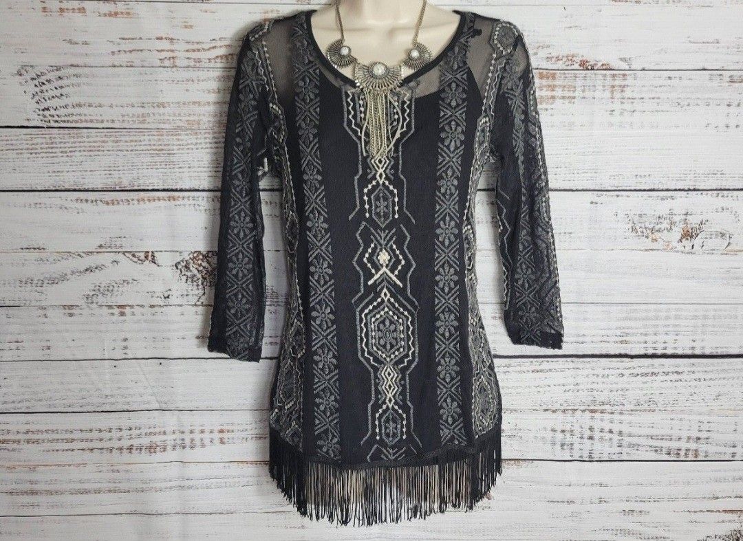 Maurices Embroidered Knit Top