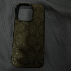 Black Coach Phone Case iPhone 16 Or 15 