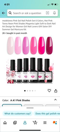 Modelones's 6 Piece Gel Set