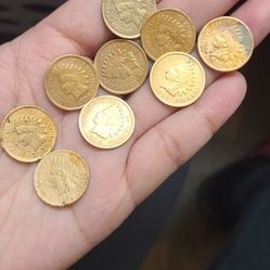 9 indian head penny 