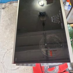 Schott Ceran LINE Kitchen 36 in. 5-Burner Element Top Control Induction Cooktop with Touch Controls in Black Glass