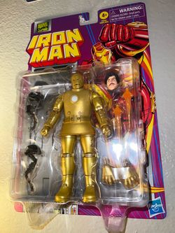 Marvel Legends Iron Man Gold Action Figure Hasbro
