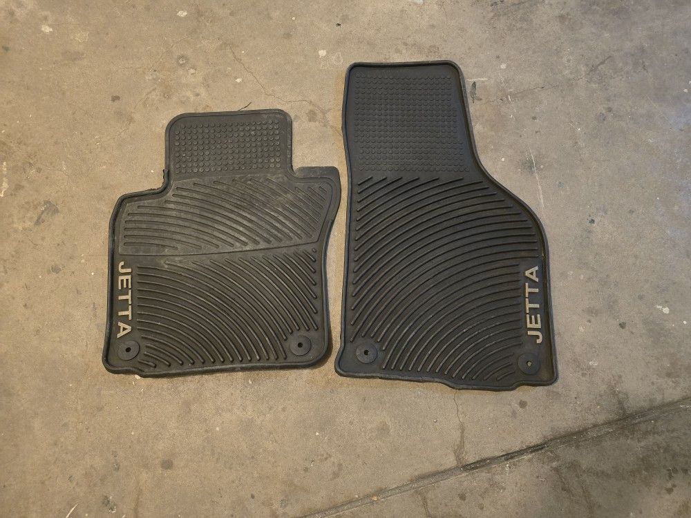 Genuine VW Jetta MK6 Rugged Floor Mats Rubber