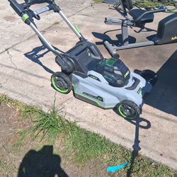 Ego power mower and weadeater