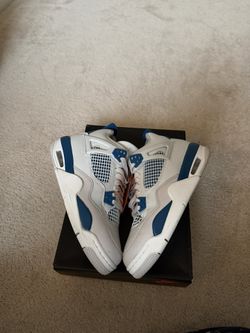 Jordan 4 Military Blue 6Y