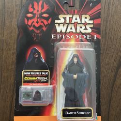 Star Wars 1998 Phantom Menace Darth Sidious Figure
