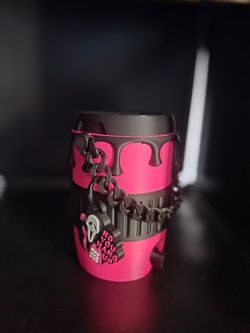 Ghost Face soda koozie