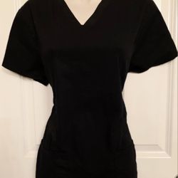 White Label Stretch Scrub Top- Size Med