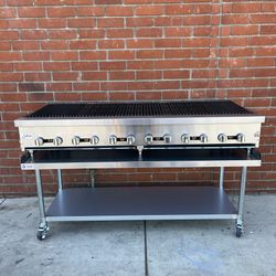 Stratus 72" Radiant Char Broiler Gas Grill SRB-72 Commercial