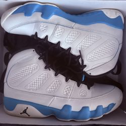 Jordan 9 UNC size 10.5
