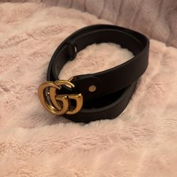 Black Gucci Belt