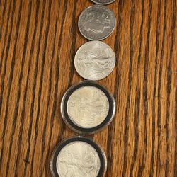 5 Oz Of Silver Coins