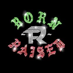 BORN X RAISED + FUERZA REGIDA ROCKER HOODIE: BLACK MEDIUM