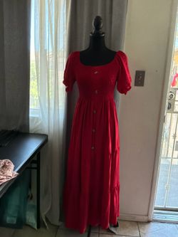 Red dress