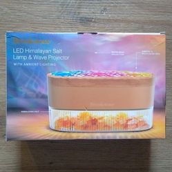 Bookstore LED lamp and wave Projector