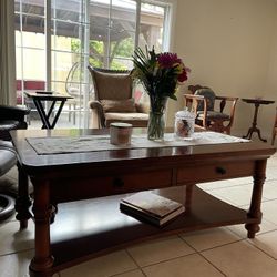 Coffee Table and Console 