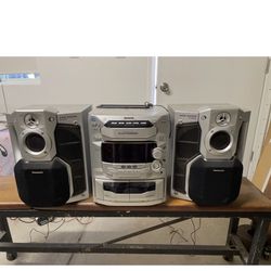 Panasonic CD Stereo System. 