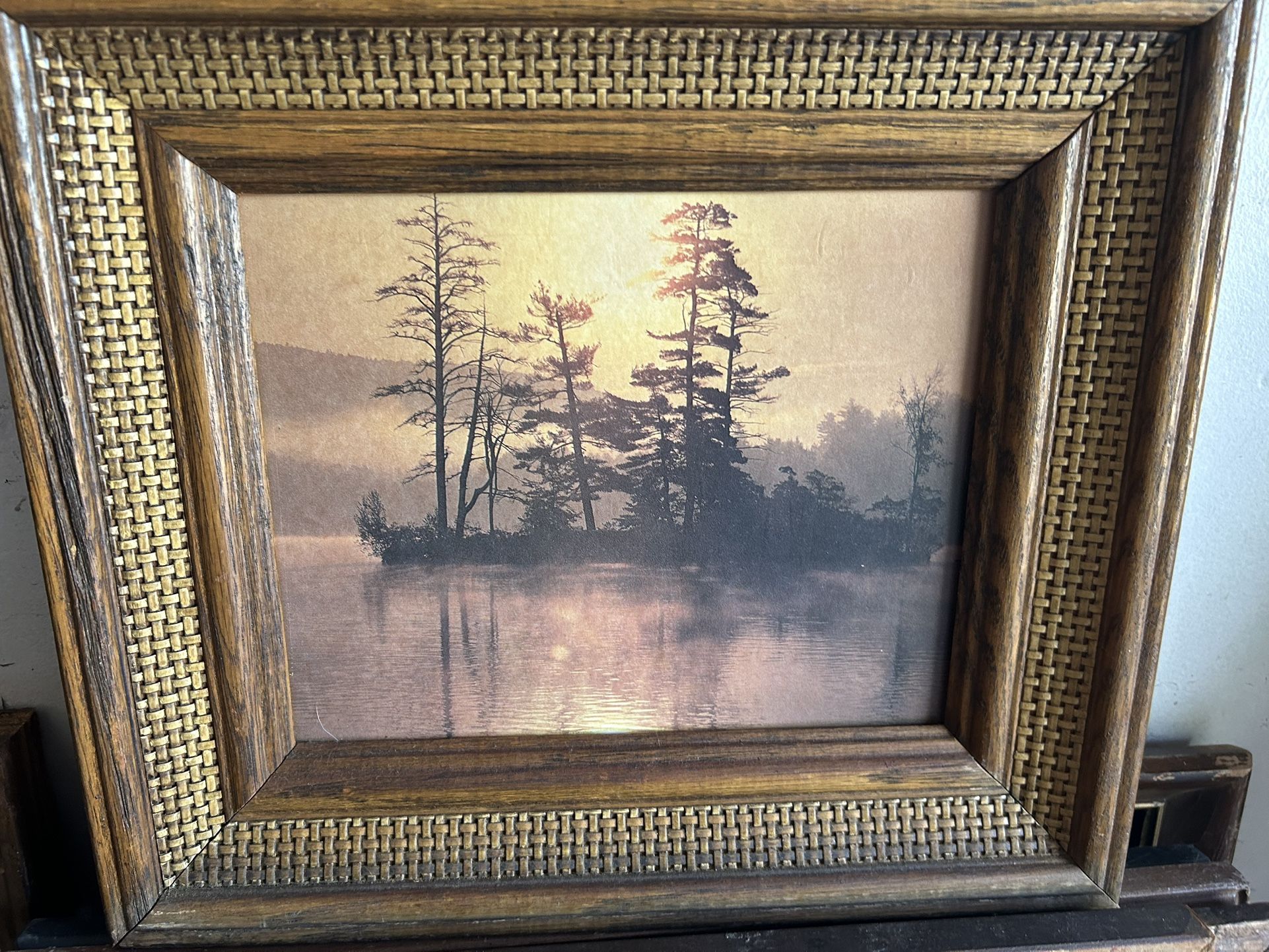 Two Vintage Framed Oil On Canvas