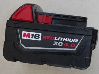 Milwaukee M18 REDLITHIUM XC4.0 Battery 48-11-1840