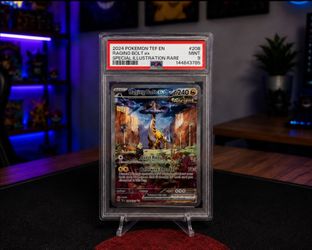 RAGING BOLT EX 2024 POKEMON TEMPORAL FORCES SIR #208/162 PSA 9