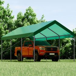 10 x 20 ft Carport Heavy Duty Carport Extra Large Car Canopy for Auto, Boat, Party