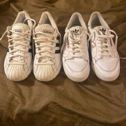 Adidas Combo Superstars 2G Size 11   Continental 11.5