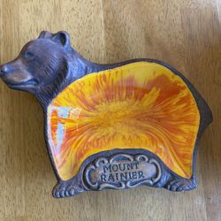 Vintage Mid Century Treasure Craft Souvenir Trinket Dish