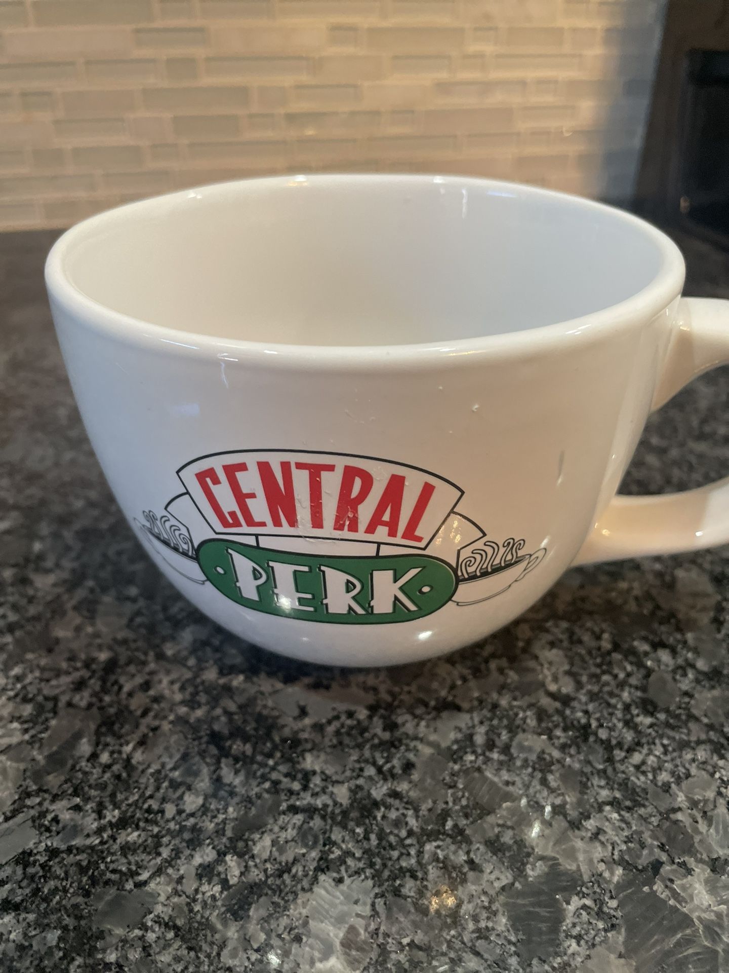 Central Perk White Large Coffee Mug Soup Bowl Friends TV Show 24OZ Tea Cup