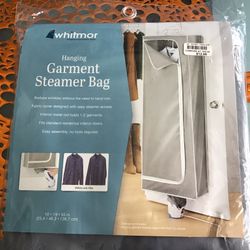 NEW~Whitmor~Hanging Garment Steamer Bag~Reduces wrinkles, fits standard doors, easy assembly