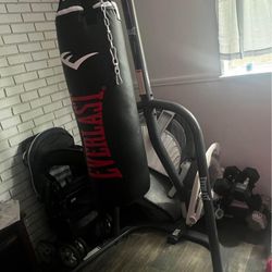 Punching Bag And Stand.