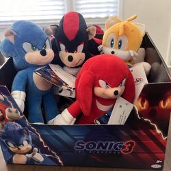 Sonic 3 Plush (9inch)  With Box 
