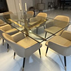 Glass dining Table 