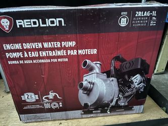 RED LION 2RLAG-1L Engine Driven Water Pump 79cc 60 GPM