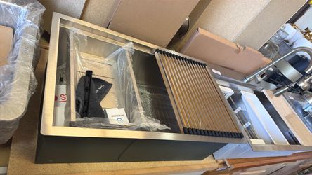 kitchen sink with faucet $229