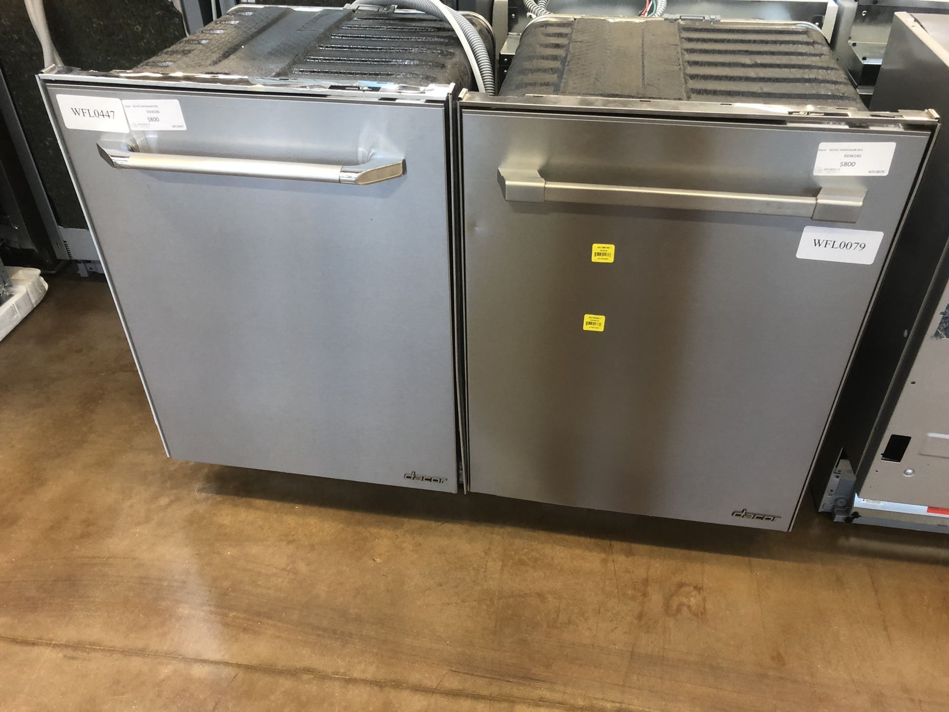 Dishwashers Dacor stainless steel