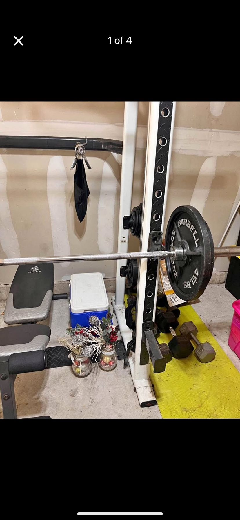 Smith Machine Only ( No Weights)