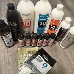 Hair Color products (all in)