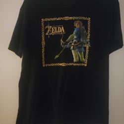 Men's Nintendo The Legend of Zelda: Breath of the Wild Link graphic t-shirt Size Large